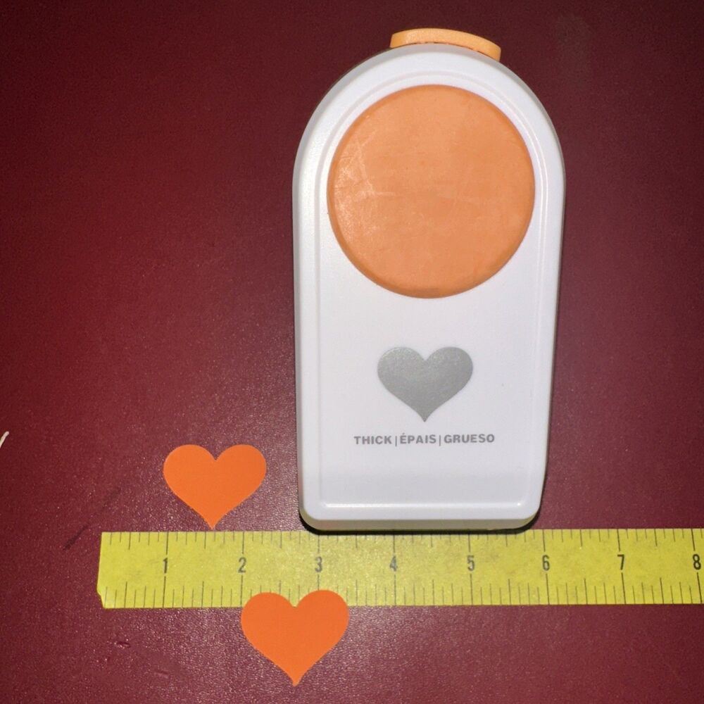 Fiskars Paper THICK HEART Paper Punch - Never Used